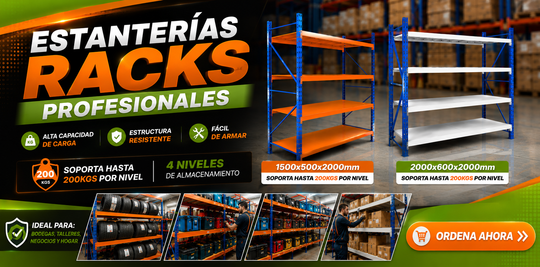 Estanterías Racks Profesionales 